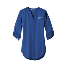 Load image into Gallery viewer, LIFT logo -Port Authority Ladies 3/4-Sleeve Tunic Blouse