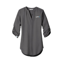 Load image into Gallery viewer, LIFT logo -Port Authority Ladies 3/4-Sleeve Tunic Blouse