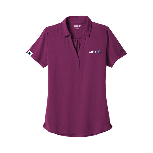 LIFT logo - OGIO Ladies Limit Polo