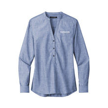 Load image into Gallery viewer, Port Authority Ladies Long Sleeve Chambray Easy Care Shirt