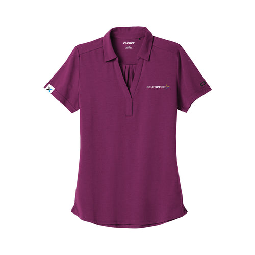 Acumence logo - OGIO Ladies Limit Polo